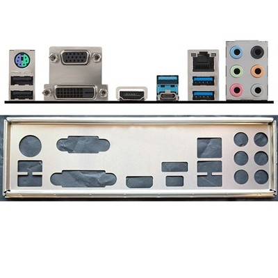 For   B350 PC MATE Motherboard IO I/O   Backplate OEM *pt