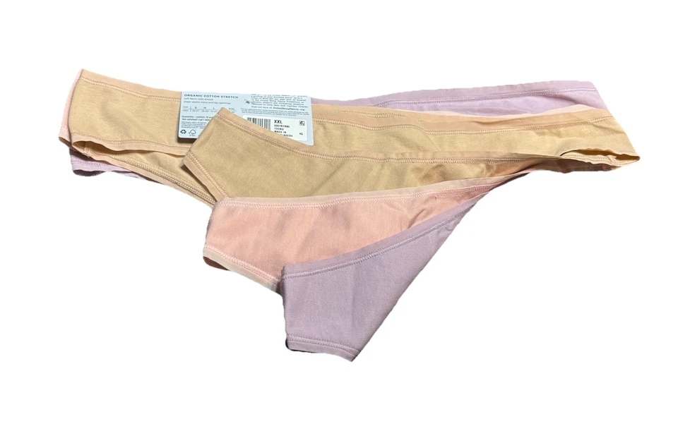 Стринги Jockey из органической хлопковой смеси разных цветов 3 шт. XXL - Изображение 3 из 4