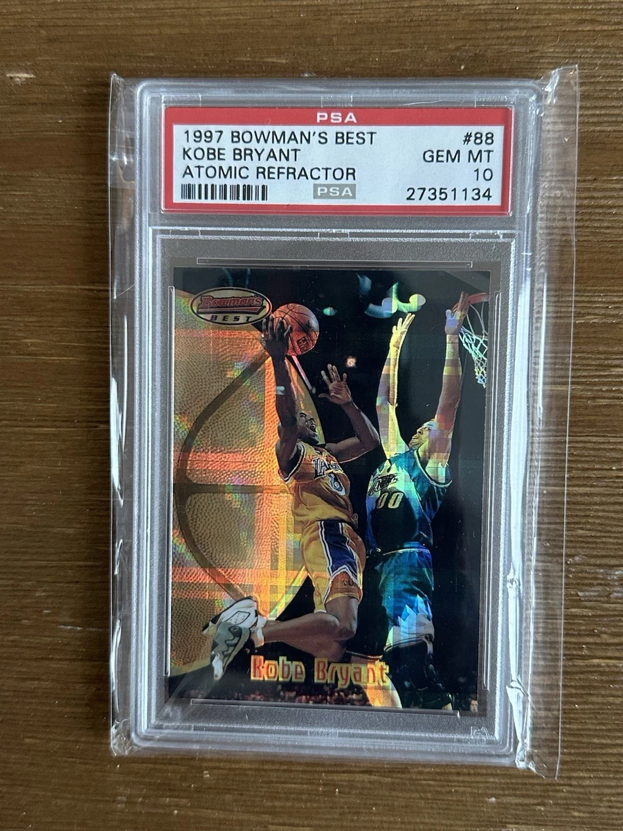 Bowman Kobe Bryant 10 Graded Basketball Sports Trading Cards