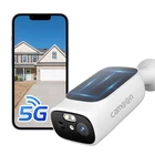 2K solar camera wifi outdoor security camera 5ghz wifi security camera for home