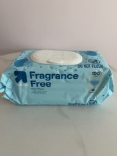 up  up Fragrance Free Baby Wipes 100 Count Sensitive Skin Disposable Wet Wipes