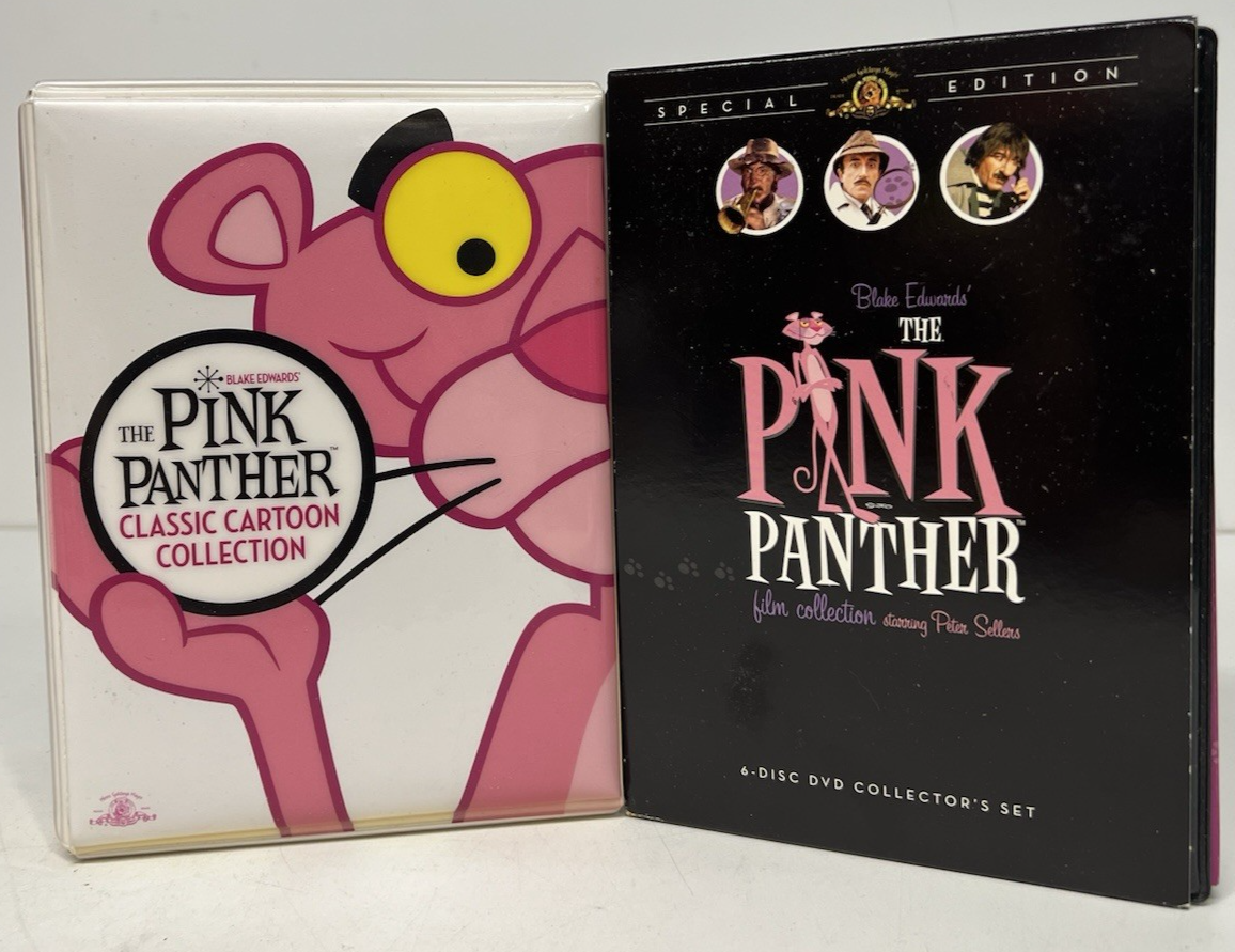 匿名配送　PINK PANTHER DVD-BOX I & II セット The Pink Panther Classic Cartoon Collection DVD | 5 Disc Box & 5