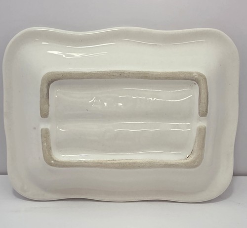 VB Athena California Pottery Blue Rose Bouquet Bathroom Soap Dish GORGEOUS - Picture 5 of 9