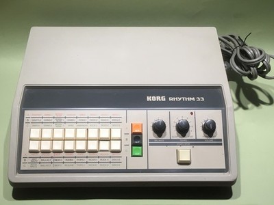VINTAGE ORIGINAL KORG RHYTHM 33 ANALOGUE DRUM MACHINE CLASSIC | eBay