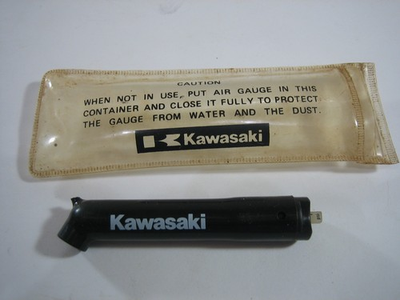 #ad #ad Vintage Kawasaki Low Pressure Tire Gauge With Plastic Case $24.95