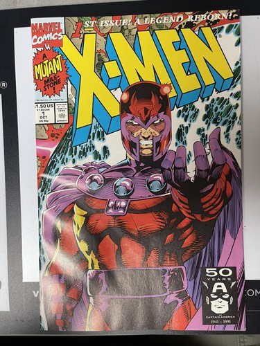 X-Men #1 Marvel Comics 1991 Magneto  cover by Jim Lee in VF/NM- 