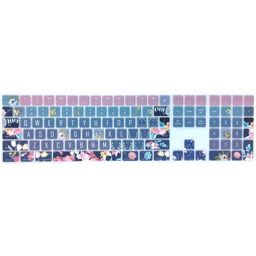Silicone Keyboard Cover for Apple iMac Magic Keyboard with Numeric Keypad MQ0...