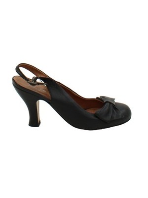 Büro Damen Pantolette UK 4 schwarz 100% andere