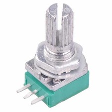 10 x 500K Linear 9mm Potentiometer Knurled 6mm Metal Shaft