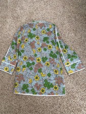 Tory Burch tunic printed floral sz S