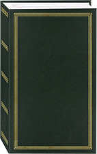 3-Ring Photo Album 504 Pockets Hold 4X6 Photos, Hunter Green