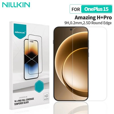 NILLKIN For OnePlus 15 Screen Protector Film H+Pro HD Clear Tempered Glass Film 