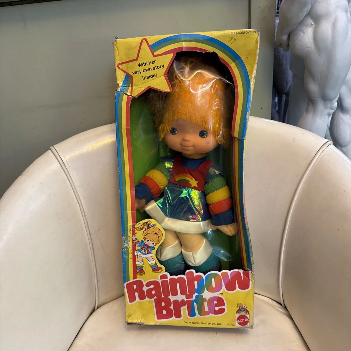 GRISEMINE - RAINBOW Brite - Blondine au Pays de l'Arc en Ciel - Mattel 1983 23cm EUR 29,00 - FR