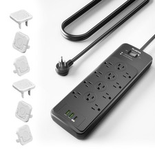 12 Outlets Power Strip 32 Pack Outlet Covers Baby Proofing