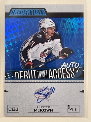 2024-25 Upper Deck Credentials - 2023-24 Update Debut Ticket Access...
