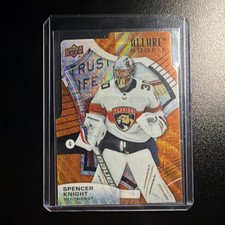 Upper Deck Allure Rookie Orange Slice Spencer Knight #135 Florida Panthers