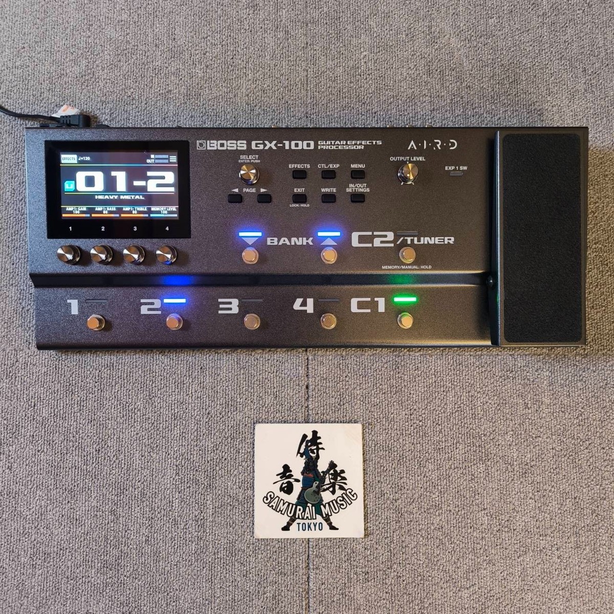 Boss GX-100 Electric Guitar Multi Effect Pedal Processor Used