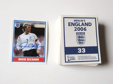 Merlin World Cup 2006 England Facsimile Auto Stickers Choose From Drop Down List