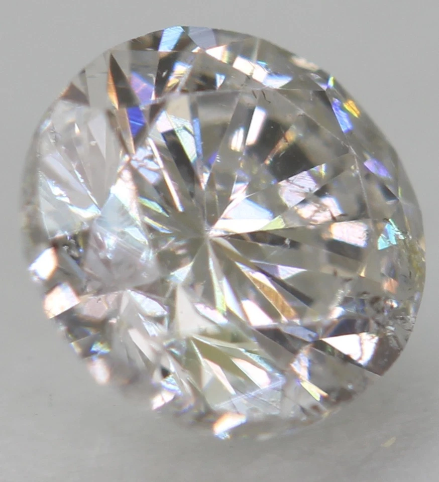 Certified 0.47 Carat E VS2 Round Brilliant Natural Enhanced Loose Diamond 4.7mm - Image 3 of 4