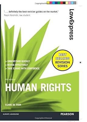 Law Express: Human Rights: Uk Edition (Law Express), De Than, Claire, Used; Good