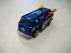 Vintage 1969 Hot Wheels Redline Blue VW Beach Bomb Van w Surfboards