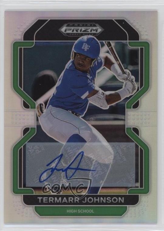 2022 Panini Prizm Draft Picks Silver Prizm Auto Termarr Johnson #PDP4 Auto o1u