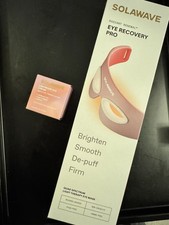 NEW SOLAWAVE Radiant Renewal EYE RECOVERY PRO EYE MASK & LightBoost Eye Cream