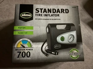 Slime 40043 Tire Inflator Car Air Compressor Pump 12V Volt Gauge Light 700 PSI