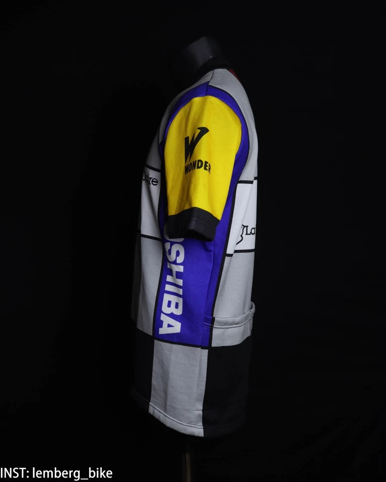 1987 Toshiba - La Vie Claire vintage cycling jersey (L) #559 - Image 4 of 4