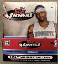 2006/07 TOPPS FINEST NBA Basketball HOBBY BOX (3 Mini Boxes) LEBRON/REFRACTOR