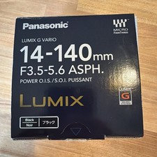Panasonic Lumix G VARIO 14-140mm F/3.5-5.6 ASPH. POWER O.I.S. Camera Lens Black
