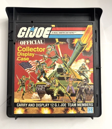 GI Joe 1983 COLLECTOR DISPLAY CASE *100% COMPLETE Great Condition!* Vintage ARAH