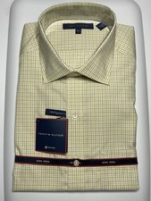 Tommy Hilfiger LS Button Down Non Iron Dress Shirt Size Large 16 1/2 34-35