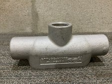 CROUSE-HINDS TB-37 1  IRON CONDUIT BODY UNILET MALL CONDULET 222