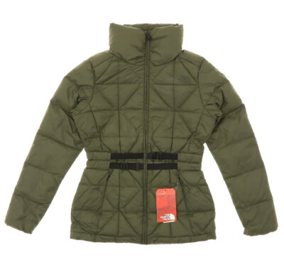 The North Face Women's Belted Mera Peak Jacket in Green Size L B1031