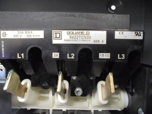 Schneider Electric 30A / 1HP 8538SBG61V02 Combination Motor Starter - Picture 8 of 15