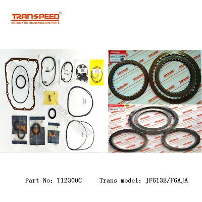 TRANSPEED JF613E F6AJA Transmission Master Rebuild Kit Overhaul For MITSUBISHI