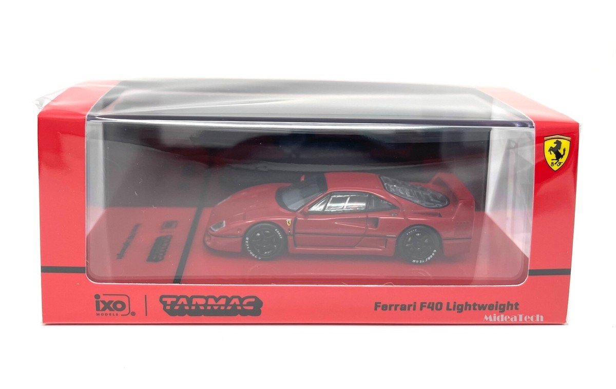 ミニカー TARMAC iXO Ferrari F40 Lightweight RED Tarmac Works 1:64 Ferrari F40 Lightweight Red Diecast Model