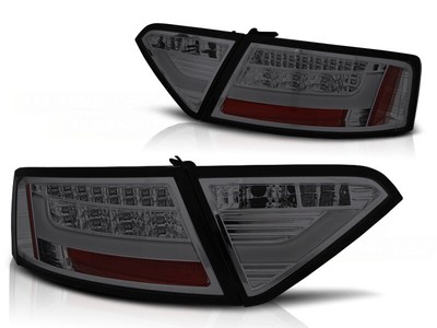 2x LED Lightbar Rückleuchten für Audi A5 Coupe Sportback Bj. 07-11 Smoke