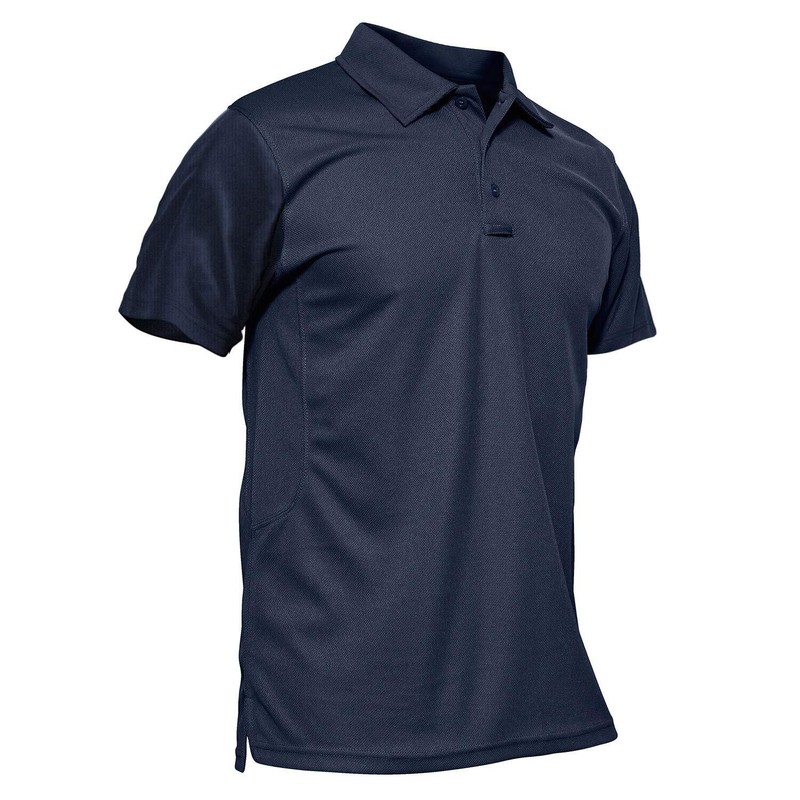 Men's Short Sleeve Polo Shirts Outdoor Golf Sport Hiking T-Shirts Casual Work T