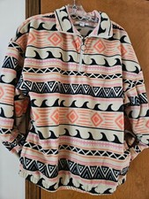 O'Neill woman's size S 1/4 zip pullover long sleeve/ pockets