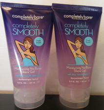 Completely Bare Smooth Moisturizing No Bump Shave Gel 2 oz X 2  4 oz Shaving