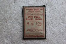 Union Special Industrial Sewing Machine Needles-Type 108G-Sz 049- 25 Count - NOS