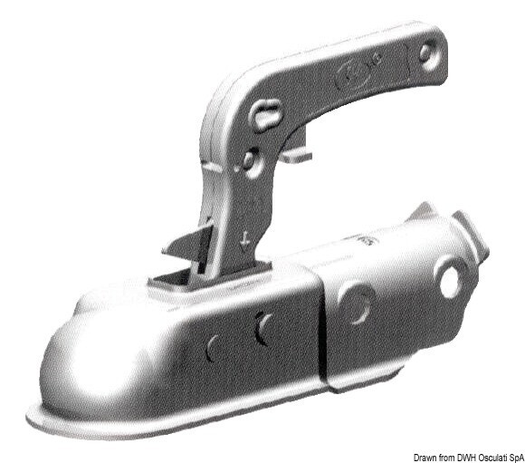 Gancio traino tondo 35 mm max 750 kg COD 02.010.74