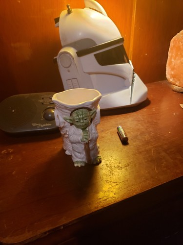 Vintage Sigma Tastesetter STAR WARS Yoda Pencil Holder Vase VHTF - 第 1/13 張圖片