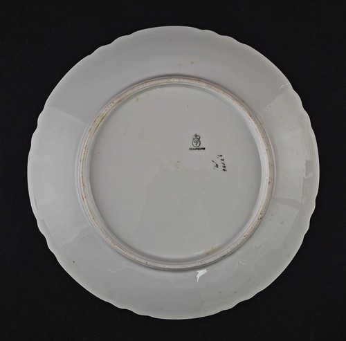 a-9440006 Porzellan 5 Teller Fraureuth Goldrelief Früchtedekor D20,5cm - Picture 2 of 2