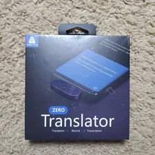 Timekettle Zero Translator Device for iPhone IOS - Black - NEW