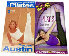 Pilates: Denise Austin & Ellen Barrett, 2 VHS 2000 & 2002
