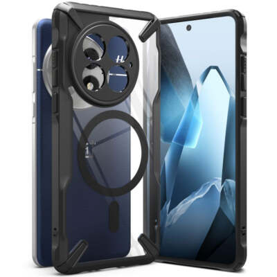 Handyhülle für OnePlus 13 Ringke Case Cover Schutz Hülle Transparent / Schwarz