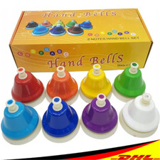 8-Ton bunte Handglocke Handglocken Set Musiki...